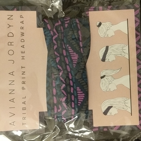 Tribal Print Headwrap - Picture 2 of 2